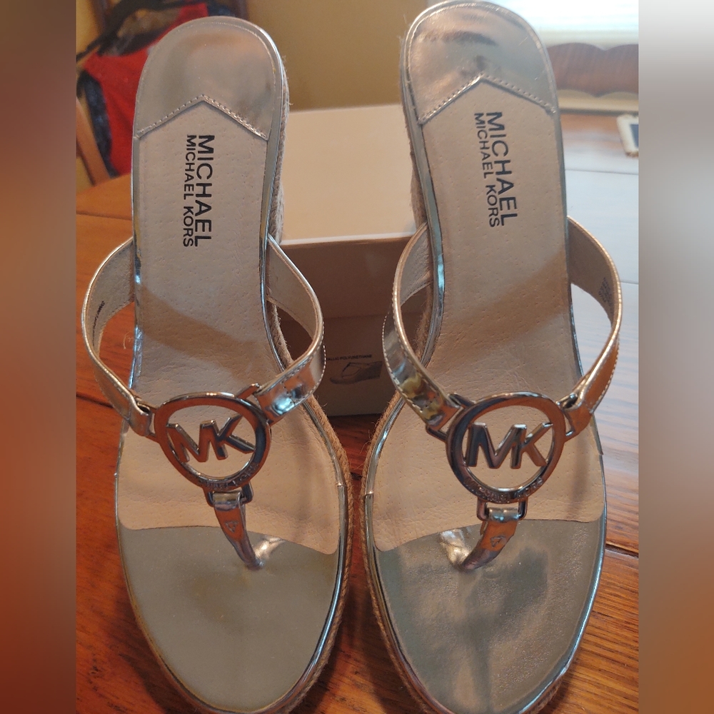New in Box - Michael Kors wedge sandal - size 9.5
